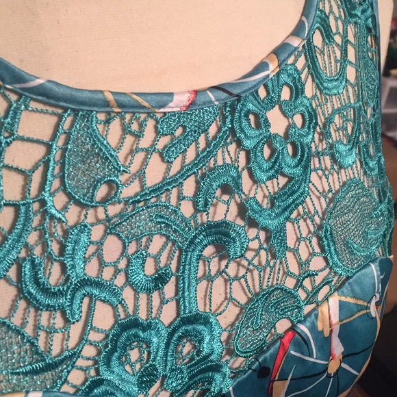 Tatyana Blue Bicycle Dress Size L - Picture 6 of 8